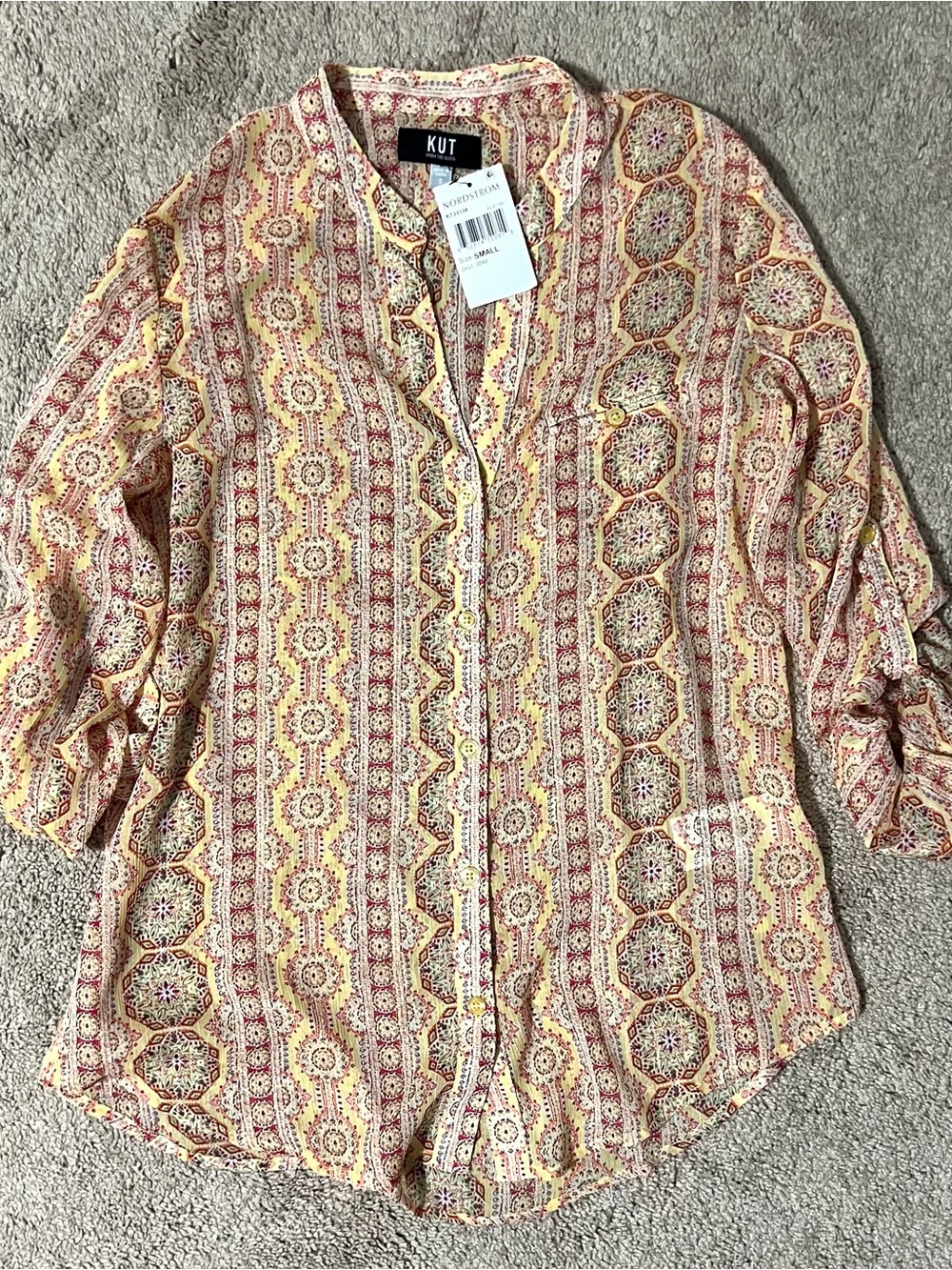 NWT KUT from the cloth blouse from Nordstrom size small